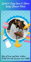 Baby Shower Photo Editor Affiche