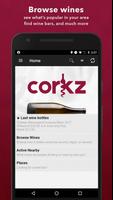 Corkz - Wine Info App -Reviews پوسٹر