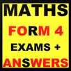 Maths Form 4 Exams + Answers APK