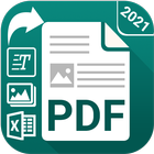 Convertidor PDF, imagen a pdf icono