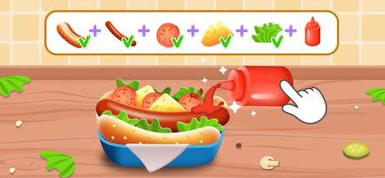 Hot Dog - Jeux de Cuisine 2-5 Affiche