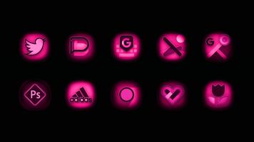 Pink Punk Icon Pack capture d'écran 1