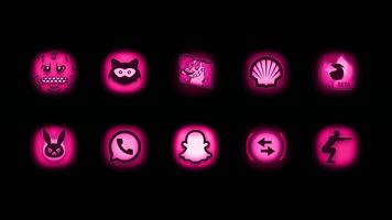 Pink Punk Icon Pack تصوير الشاشة 3