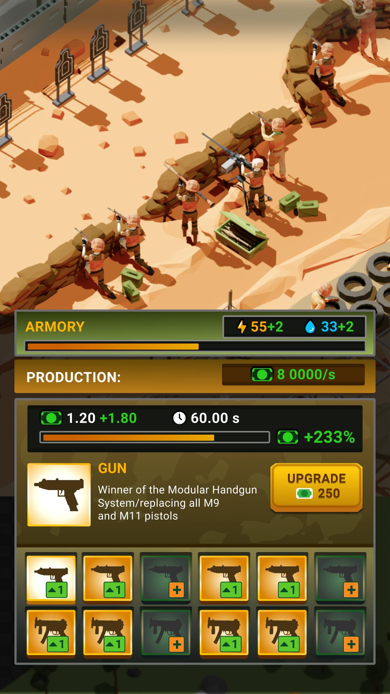 The army idle strategy game