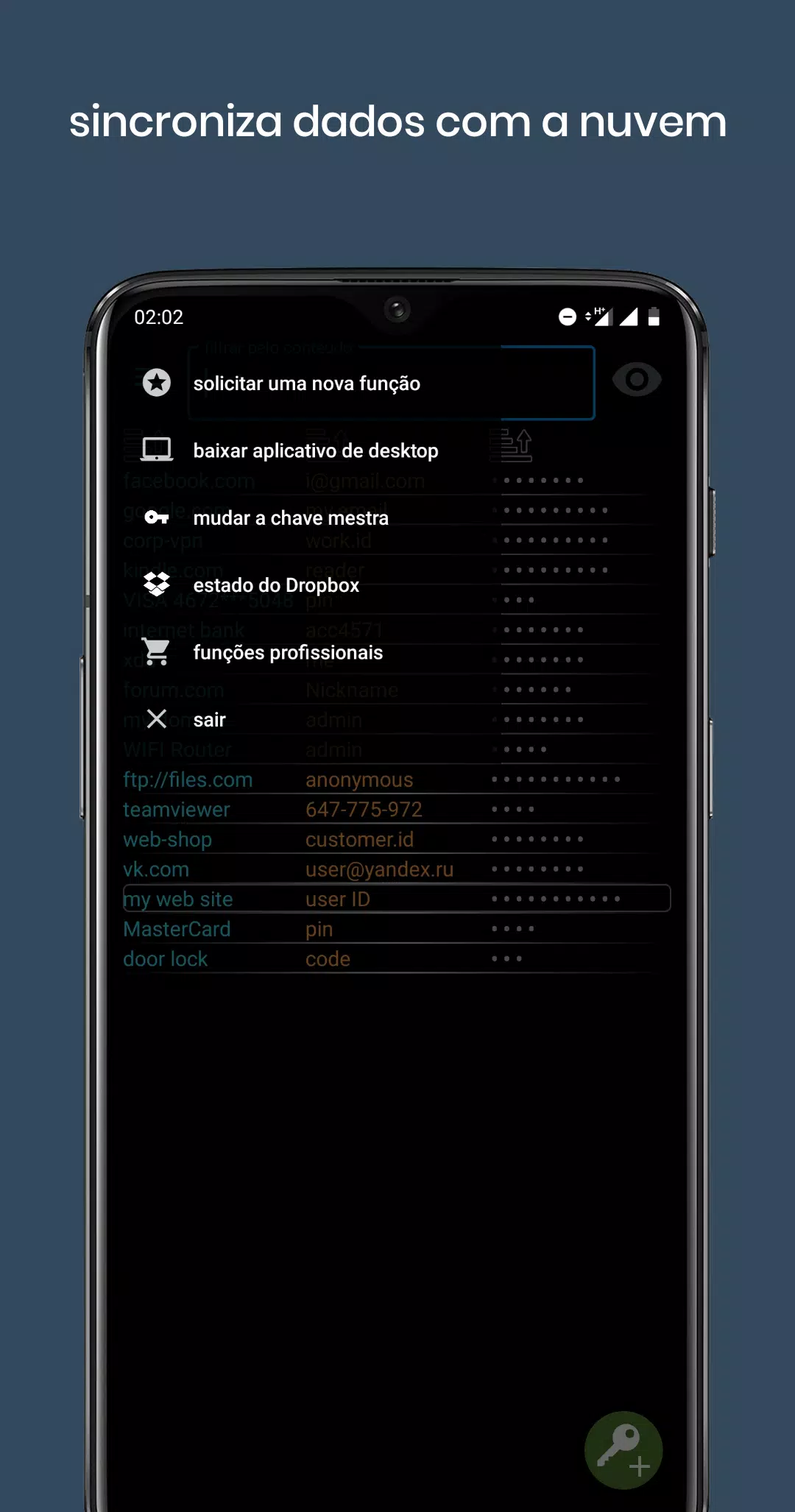 Download do APK de Senha na Mão para Android