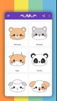 Cara menggambar binatang lucu screenshot 1
