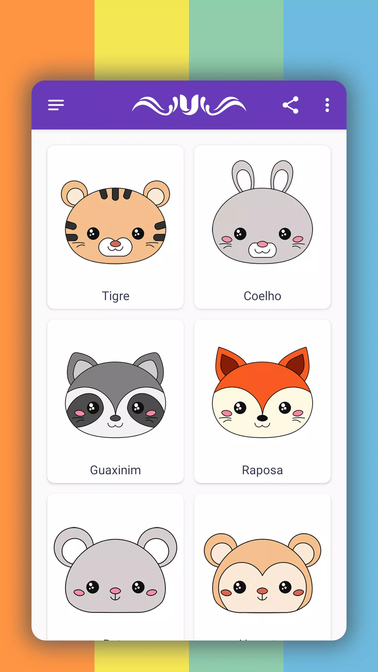 Download do APK de Como desenhar animais de Kawaii para Android