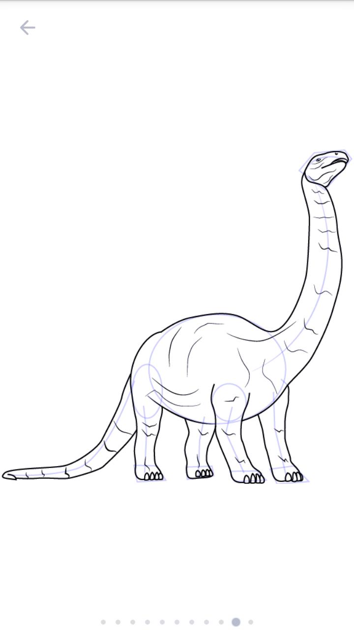 Cara Menggambar Dinosaurus For Android Apk Download