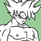 How to draw. Anime. Ultra Instinct. Tutorial иконка