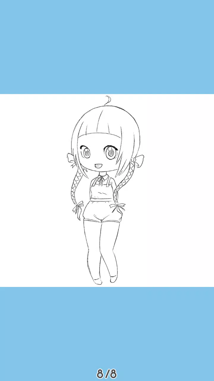 Download do APK de Como desenhar uma menina Chibi Kawaii para Android