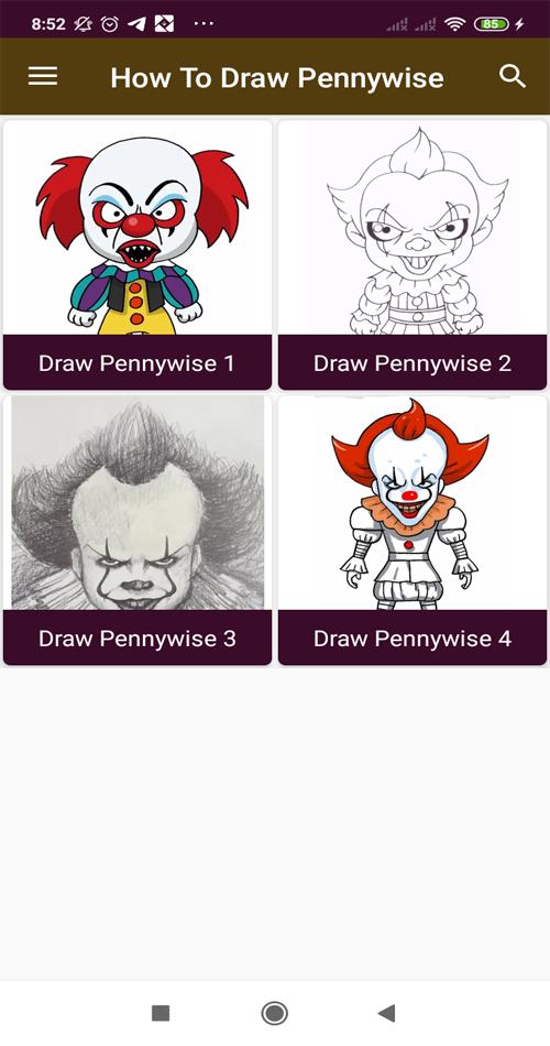 Featured image of post How To Draw Pennywise Scary How to draw eyelids eyelashes and eyebrows