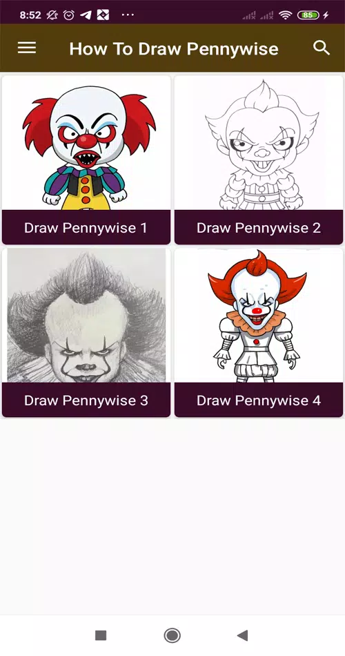 IT: How to Draw PENNYWISE, Step by Step