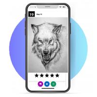 How To Draw Wolves syot layar 1
