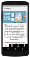 How To Start A Blog ポスター