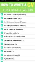 How To Write CV captura de pantalla 1
