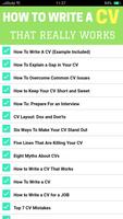 How To Write CV screenshot 1