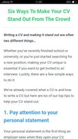 How To Write CV screenshot 3