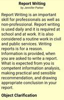 HOW TO WRITE A REPORT Ekran Görüntüsü 2