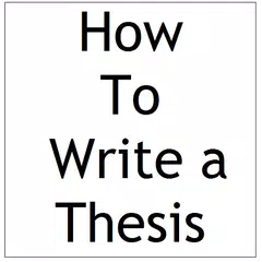 Скачать How To Write a Thesis APK