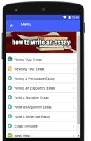 How to Write an Essay اسکرین شاٹ 2