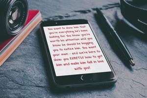 How to make a guy fall in love Plakat