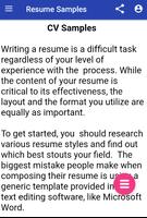 HOW TO WRITE A CV اسکرین شاٹ 3