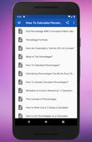 How To Calculate Percentages স্ক্রিনশট 1
