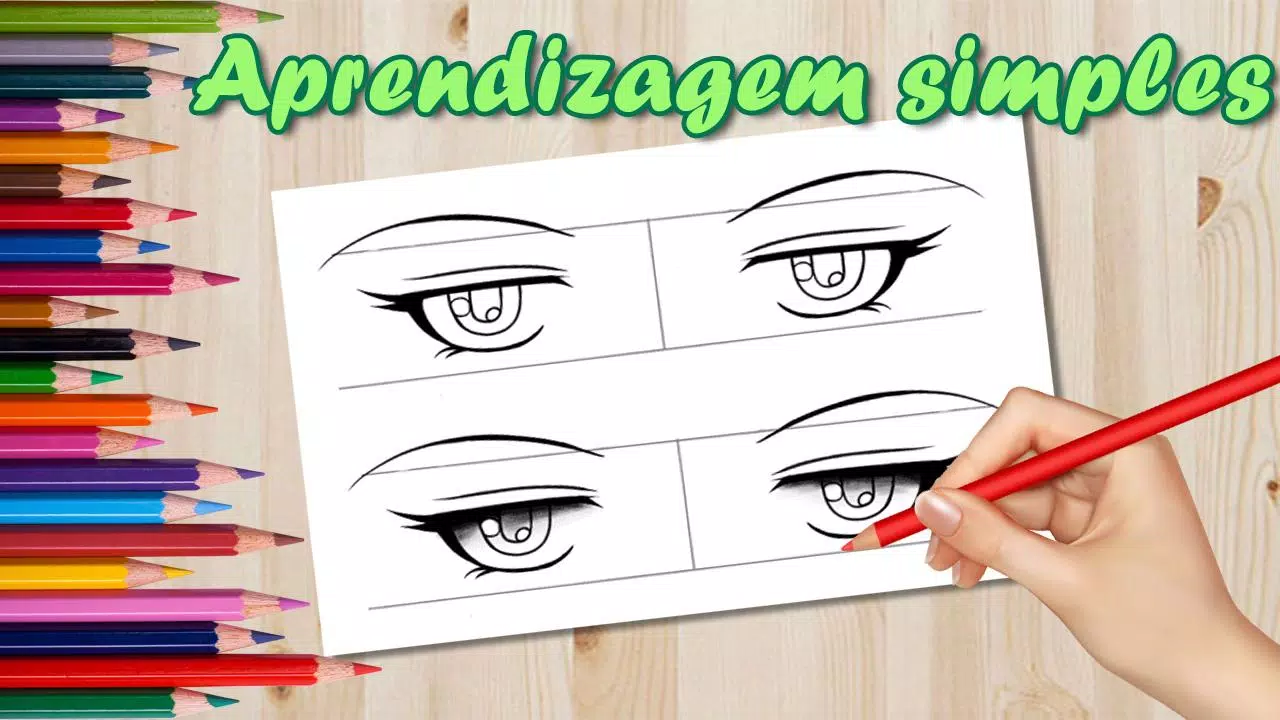 Download do APK de Como desenhar olhos de anime para Android