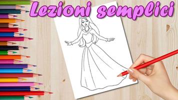 Poster Come disegnare le principesse