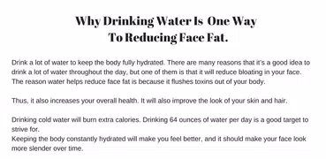 HOW TO LOSE FACE FAT