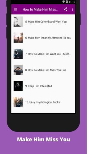 How To Make Him Miss You For Android Apk Download
