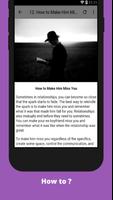How to Make Him Miss You تصوير الشاشة 1