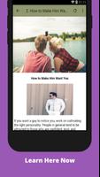 How to Make Him Miss You تصوير الشاشة 2