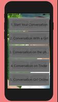 How to Start Conversation With a Girl Easily Plakat