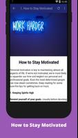 How to Stay Motivated स्क्रीनशॉट 1