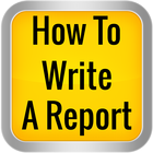 How To Write A Report ไอคอน