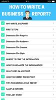 How To Write A Report screenshot 3