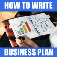 HOW TO WRITE A BUSINESS PLAN Affiche