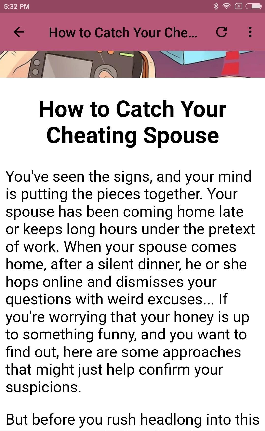 How To Catch A Cheater For Android Apk Download How To Catch A Cheater For Android Apk Download