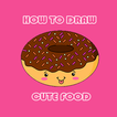 How to draw cute kawaii food icon