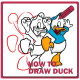 How To Draw Cartoon : Duck Birds icône