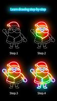 Draw Glow Christmas capture d'écran 2