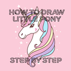 How To Draw Cute Little Pony ไอคอน