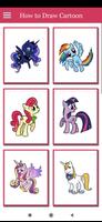 How To Draw Cute Little Pony โปสเตอร์