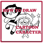 آیکون‌ How To Draw Cartoon : PowerGir