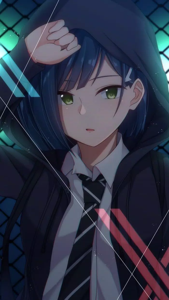 Anime eyes, black, screen, HD phone wallpaper
