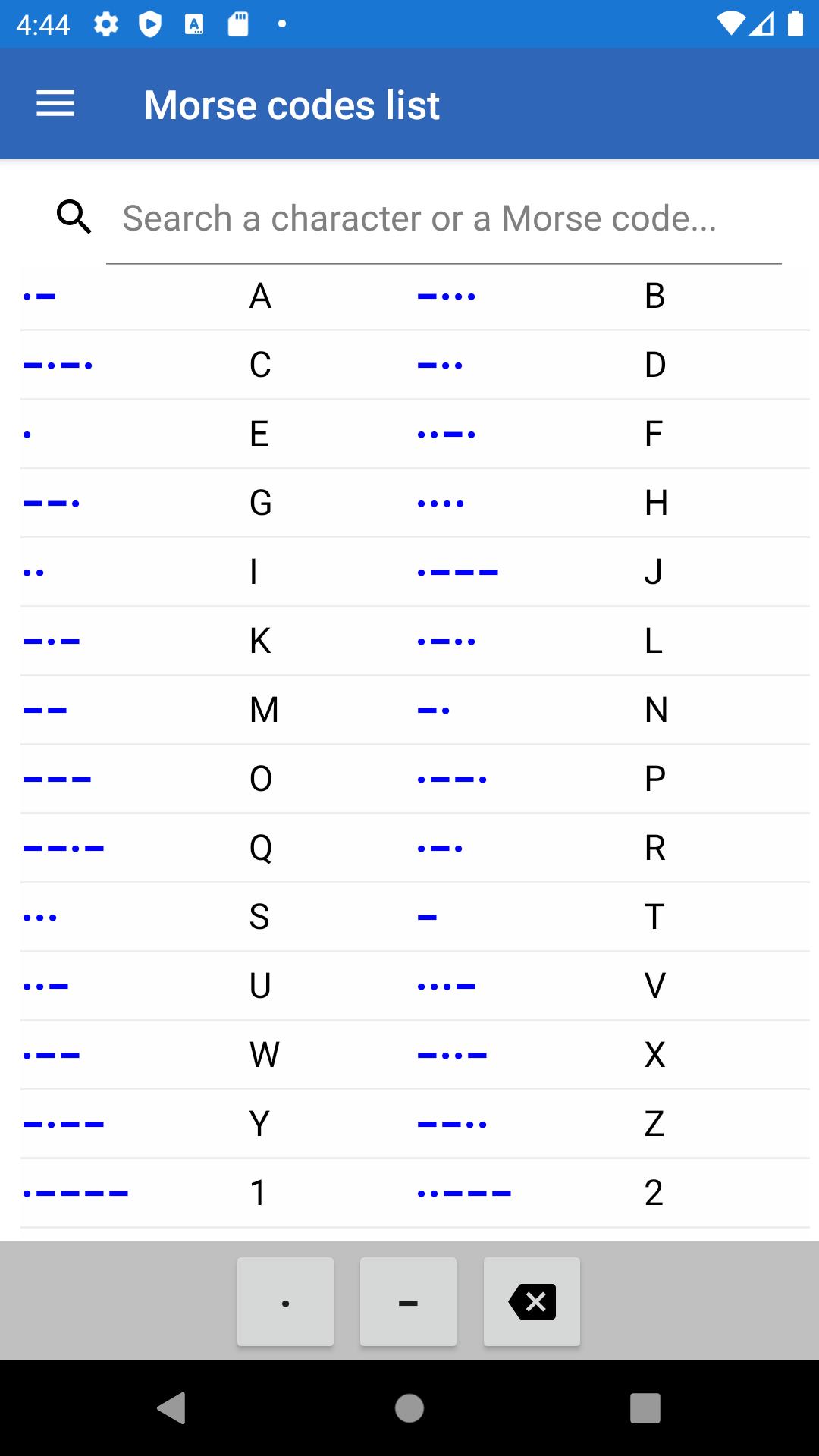 Morse Code Learn And Translate For Android Apk Download - morse code table roblox