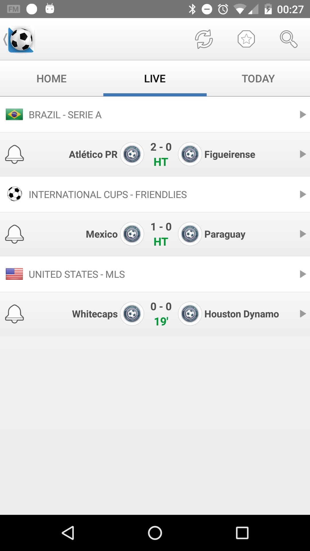 Football Live Scores screenshot 1