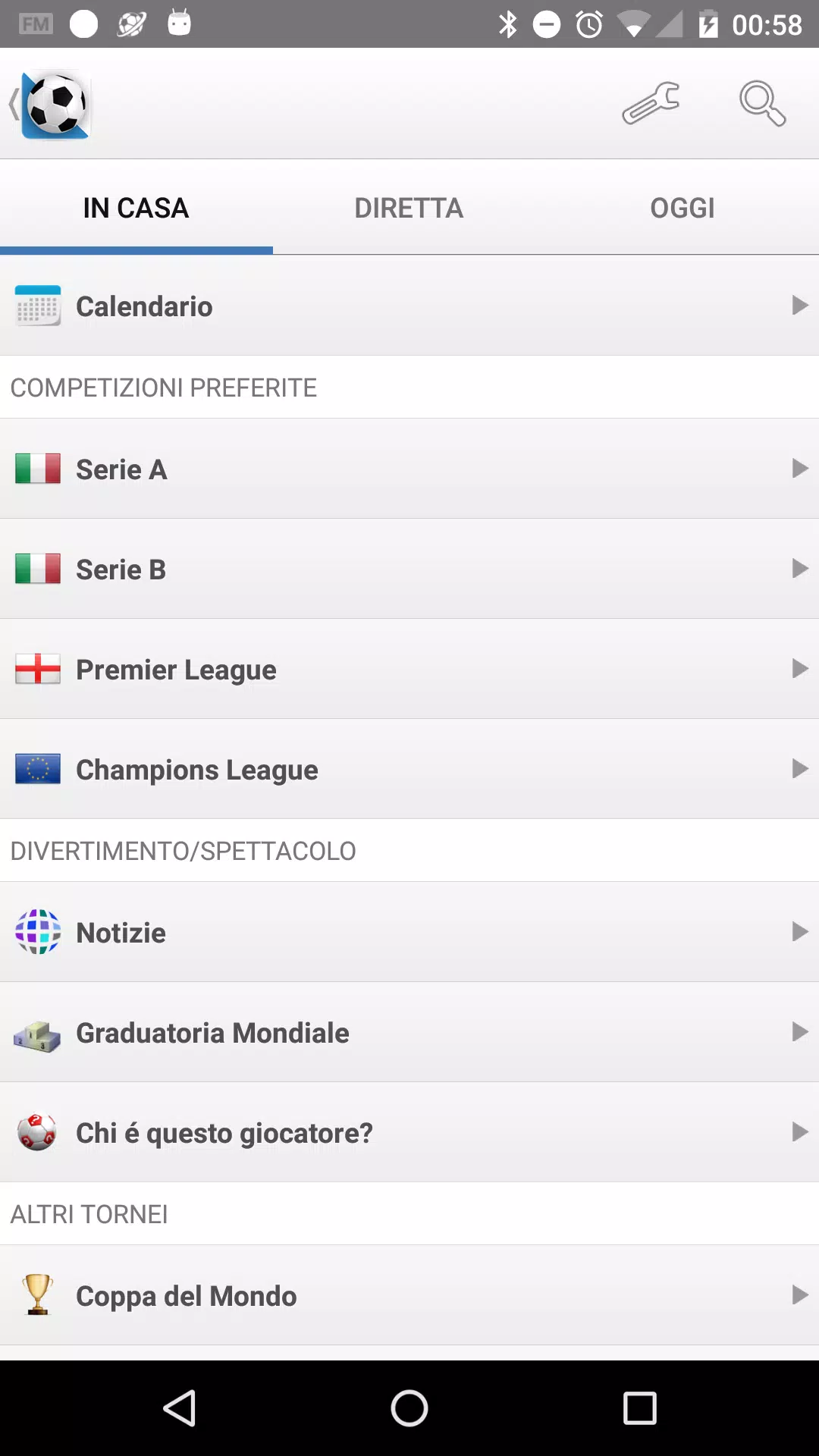 Calcio Risultati in Diretta for Android - APK Download