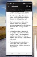 Holy Bible King James Version screenshot 3